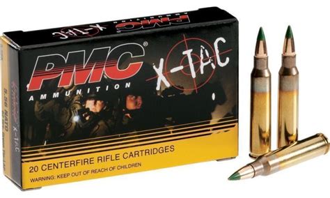 Pmc X Tac 556x45mm Nato Ammo M855 62 Grain Green Tip Fmj 500 Rounds