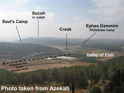 Valley Of Elah David Verse Goliath