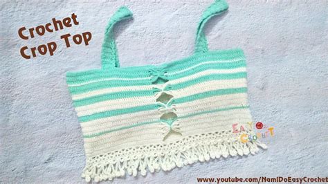 Easy Crochet For Summer Crochet Crop Top 13 Youtube