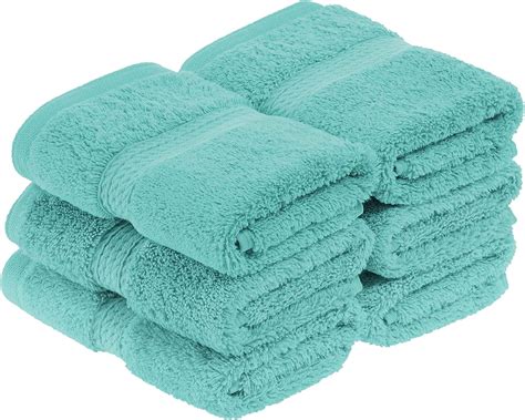 Superior Solid Egyptian Cotton Face Towel Set 13 X 13