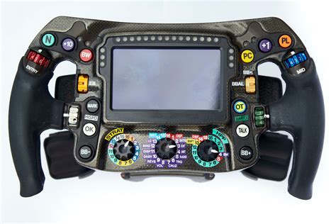 The Steering Wheel In An F Race Car Requires Fighter Jet Components