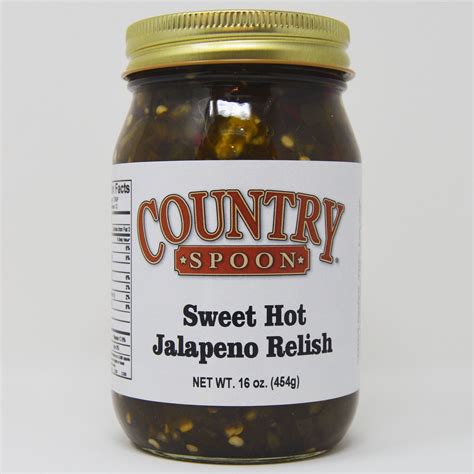 Sweet Hot Jalapeno Relish Country Spoon