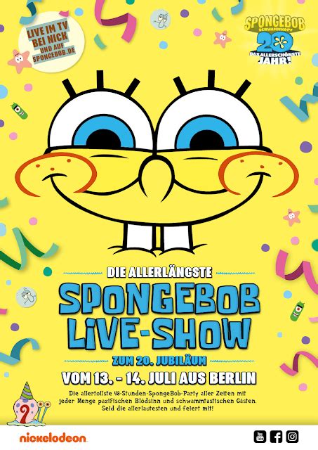 Nickalive Nickelodeon Germany To Celebrate Spongebob Squarepants