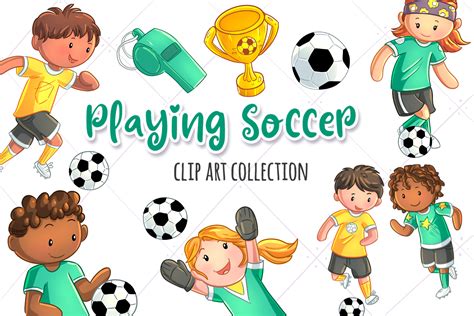 Maybe you would like to learn more about one of these? Kids Playing Soccer Clip Art Collection