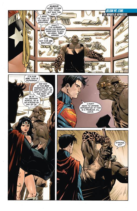 How Hephaestus Tested Superman New 52 Comicnewbies