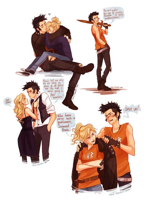 Percy And Annabeth Character Design