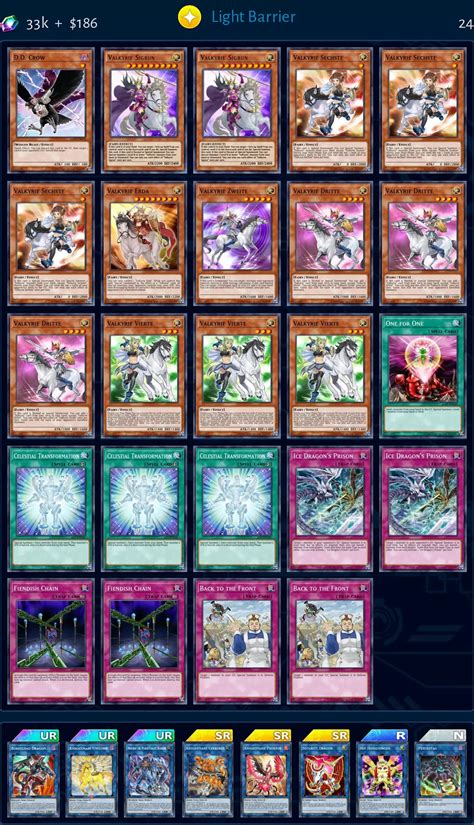 Valkyrie Deck From Symbols Duel Links Meta