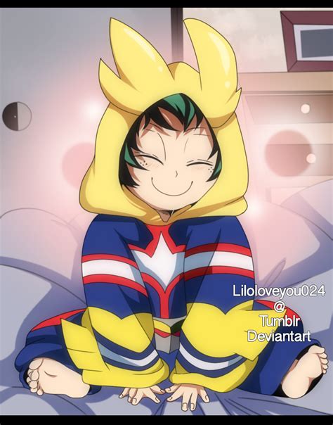 Shinji X Kaworu — Liloloveyou024 Baby Deku In His All Might Onesie