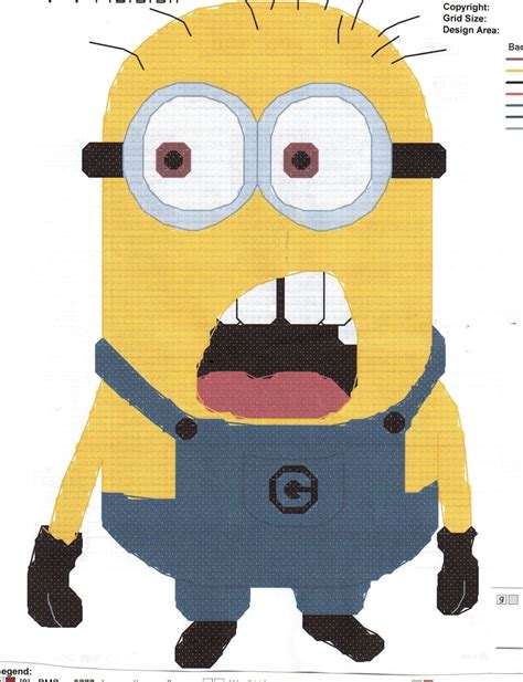 Despicable Me Minion Saying What Cross Stitch Pattern Etsy