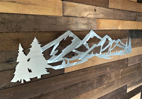Winter Park Metal Mountain Artwork Ski Resort Decor Colorado