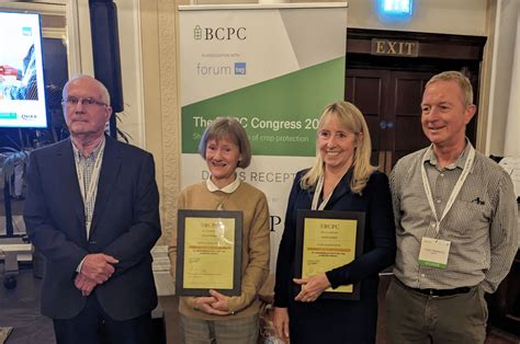 Congress Report Two Champions Of Crop Production Bcpc British Crop Production Council Bcpc