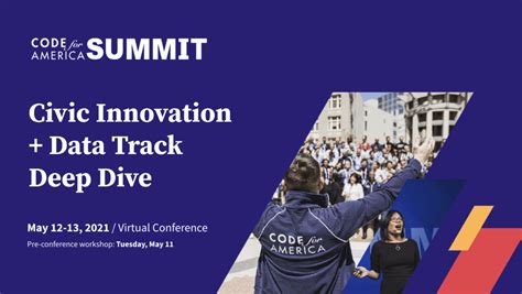 Summit Preview Civic Innovation Data — Code For America