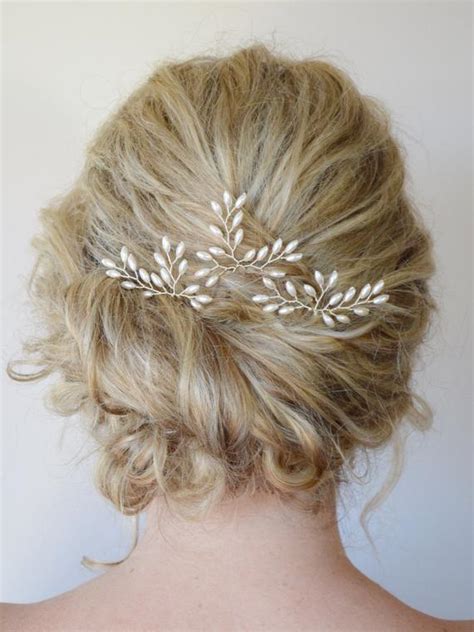 Wedding Hair Accessories Bridal Hair Pins Rice Pearl Hair