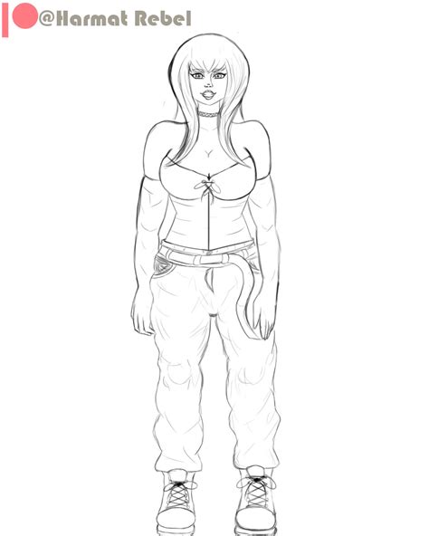 Rule 34 Breasts Busty Cargo Pants Cleavage Concept Art Design Digital