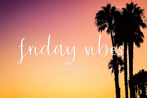 Friday Vibes Font By Beckmccormick · Creative Fabrica