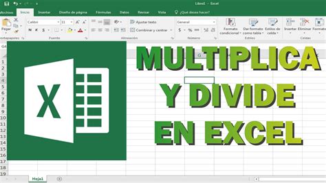 Aprende A Multiplicar Y Dividir En Excel Youtube