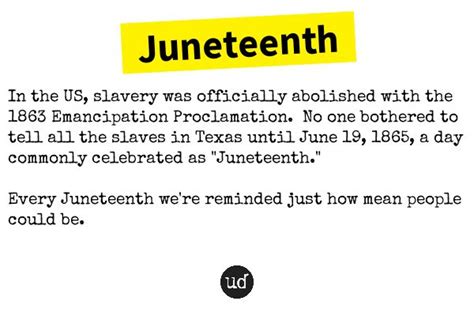 What Is Meaning Of Juneteenth Day