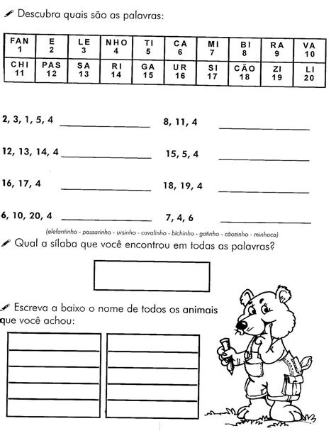 Organize As Letras E Descubra As Palavras