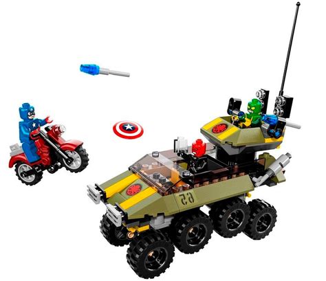 Lego 76017 Set Capitan America Vs Hydra Marvel Super Heroes 59900