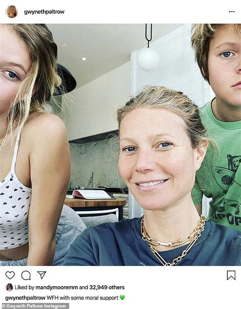Gwyneth Paltrow Shares A Rare Shot Of Kids While Working From Home