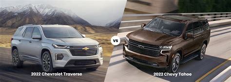 Chevy Traverse Vs Tahoe Differences Suv Price Seating Capacity Mpg