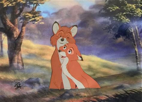 Animation Collection Original Production Animation Cel Of Tod And