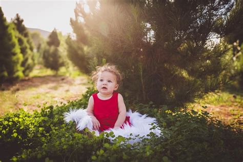 Babys First Christmas Session By Heidi Grace Photography Inland