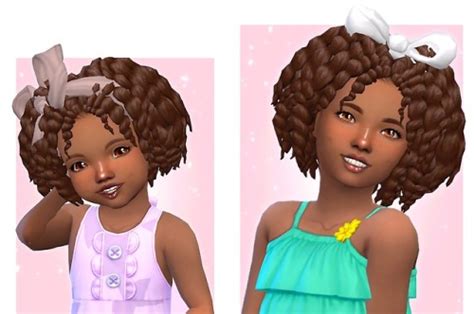 Sims 4 Cc Child Hair Maxis Match