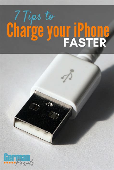 But do you think it's true? 7 Tips for How to Charge your iPhone Faster - German Pearls