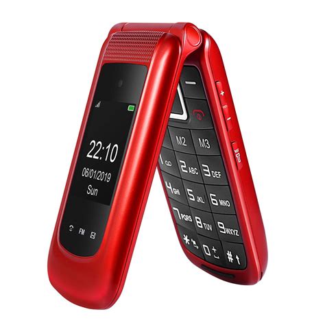 Uleway Big Button Mobile Phone For Elderly Sim Free Flip Phone Unlocked Senior Mobile Phone