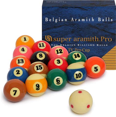 Aramith Super Pro Pool Ball Set Arctickaser