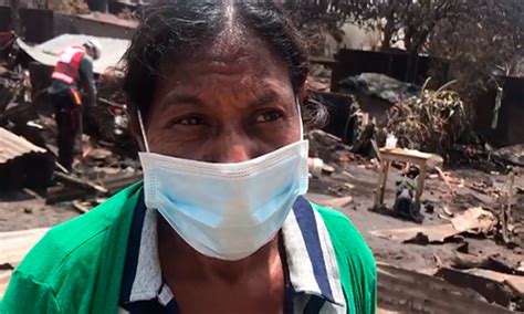 Doña Eufemia García Víctima Del Volcán De Fuego Perdió A 50 Familiares