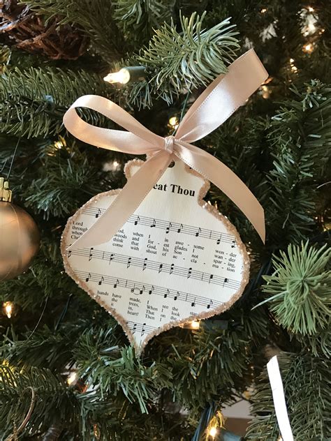 Sheet Music Ornaments Music Christmas Ornaments Christmas Crafts