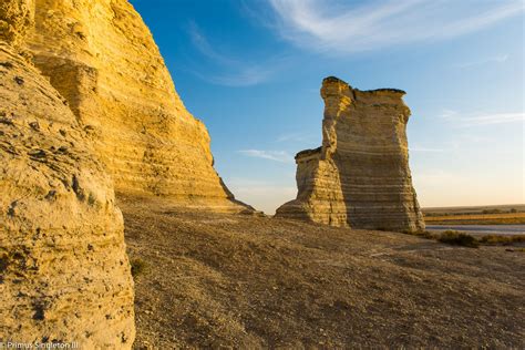 Shot In Western Kansas At Monument Rocks Near Oakley These