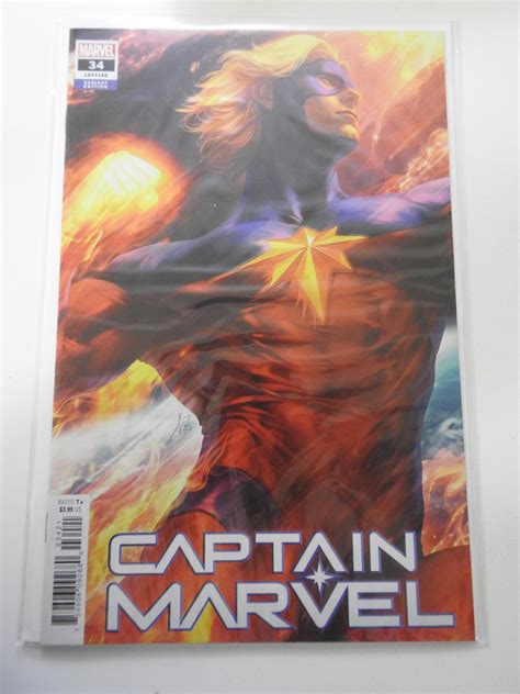 Captain Marvel 34 Artgerm Lau Variant 2022 Comic Books Modern