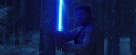 High Quality Image Of Finn With Lightsaber Starwars