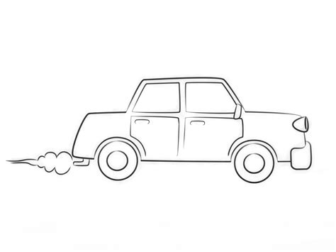 How To Draw A Cartoon Car Step By Step