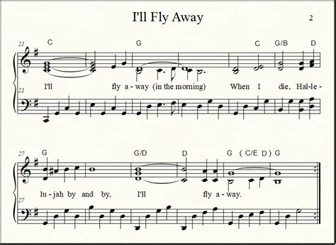 Guitar Chords For I Ll Fly Away