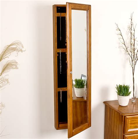 4 out of 5 stars with 2 ratings. Wall Mounted Mirrored Jewelry Cabinet | Home Design Ideas