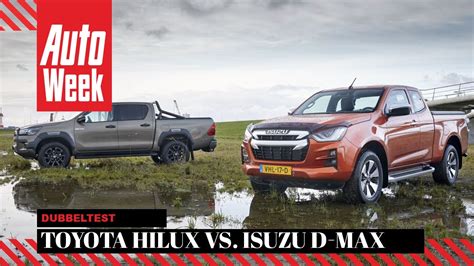 Isuzu D Max Vs Toyota Hilux Autoweek Dubbeltest English Subtitles