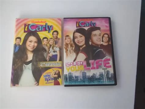 Lot Of 2 Icarly Dvd S Complete 4th Season And I Saved Your Life