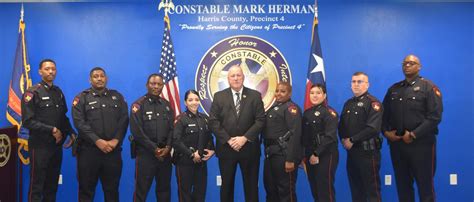 Constable Herman Hires Eight New Deputies Harris County Constable