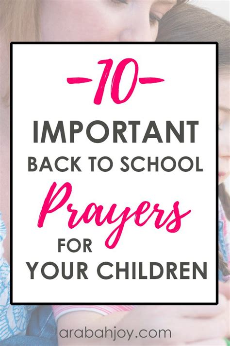 10 Important Scriptures To Pray Over Your Kids