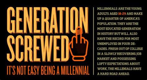 Doomed Millennial Infographics Generation Screwed