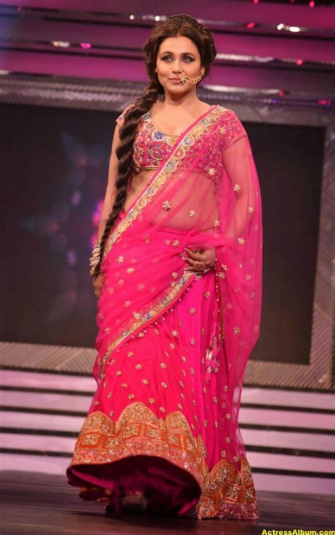 Rani Mukerji Latest Photos In Pink Saree Photos Actress Album