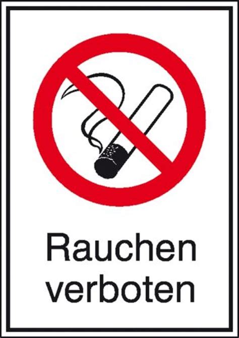 Ursprünglich wurden verbotszeichen in der din 4844 definiert. Schild Rauchen verboten Folie 13,10x18,50cm 21.1128 | eBay