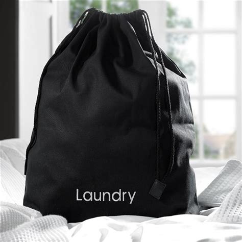 Black Cotton Laundry Bag Hotel Supplies Out Of Eden