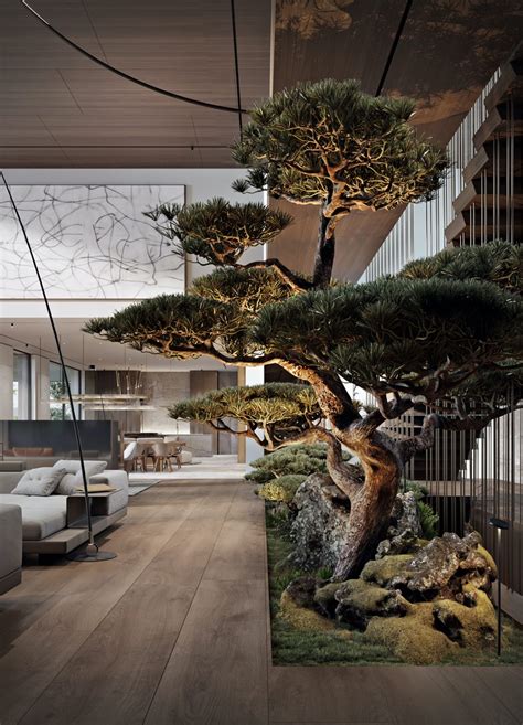 Indoor Tree Interior Design Ideas