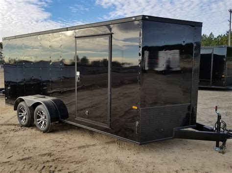 Amazon's choice for trailer cabinets. 7 x 16 Blackout Enclosed Cargo Trailer. (ad 703) - USA ...
