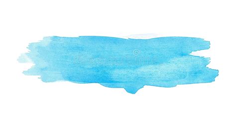 Watercolor Brush Stroke Isolated Stock Image Image Of Abstract